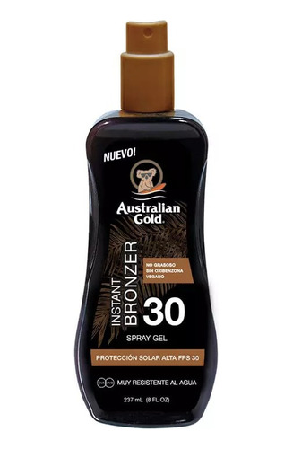 Australian Gold Gel En Spray Bronceador F30 237ml