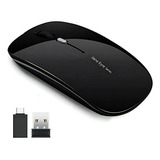 Mouse Inalambrico Q5 De Picktech Recargable Portatil Usb N