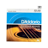 Encordado Guitarra Electroacustica Daddario Ej16 12-53 
