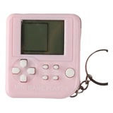 Llavero Mini Consola Atari Tetris Rosado 