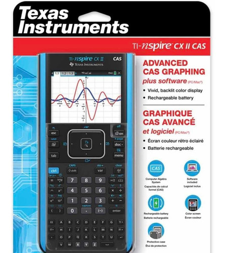 Ti-nspire Cxllcas Calculadora Graficadora Texas Instruments