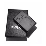 Zippo Negro Matte / Personalizado. Foto Nombre Logo Envio G