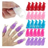 Manicura Cuidado Uñas Pinzas Remover Acrilico Polygel 10pzs