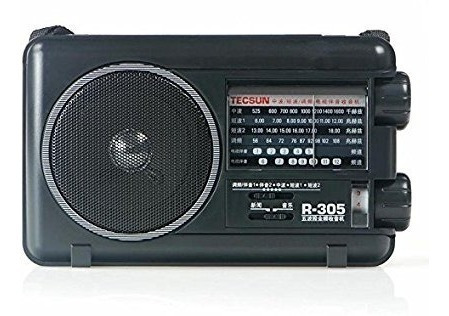 Rádio Tecsun R-305 Am/fm Stéreo/sw/tv Grande Altofalante