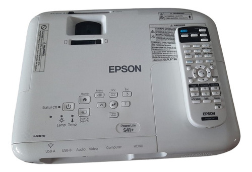 Projetor Epson Powerlite S41+ 3300lm Branco 100v/240v