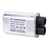 Kit Capacitor 0,90uf 2100v + 2 Fusivel 20a + 2 Fusivel 5kv