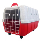  Clicknew Caixa De Transporte N°5 Cor Vermelho Para Animais 