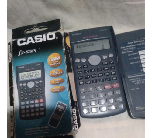 Calculadora Casio Cientifica Con Caja Y Manual