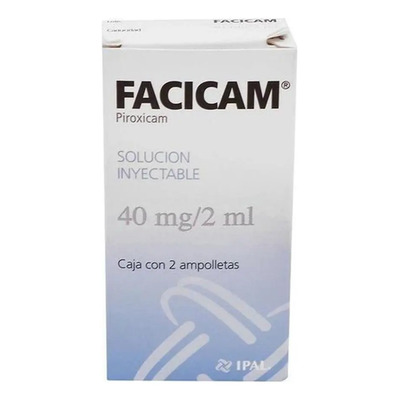 Facicam Solución 40 Mg, 2 Ampolletas 2 Ml | MercadoLibre