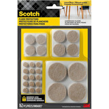 Protector Fieltro Piso Madera Redondo 162 Uni Scotch 3m