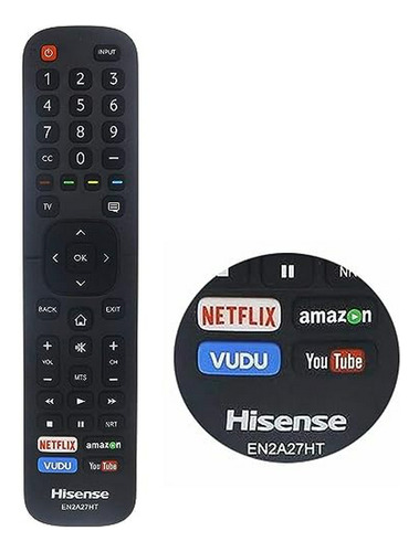 Control Remoto Universal  Compatible Con Tv Hisense Smart 40