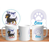 Taza - Tazón De Ceramica Personalizada Perros: Salchicha