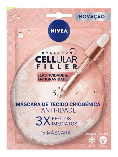 Nivea Hyaluron Filler, 1 Mascarilla Antiedad Y Elasticidad