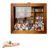 Anxiety Bookshelf, Adorno De Escritorio De Madera