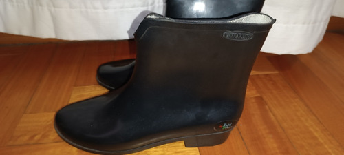 Botas De Lluvia Negras Calfor 34/35