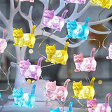 Luces Decorativas De Gatos Lindos Regalos Luces De Hada...