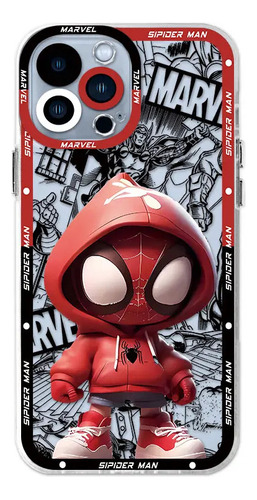 Funda Sipiderman Para iPhone 14 15 12 11 13