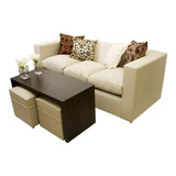 Combo Sillon 3 Cuerpos + Mesa + 2 Puff!!!