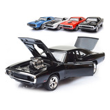 Dodge Charger 1969 Miniatura Metal Coche Con Base Expositora