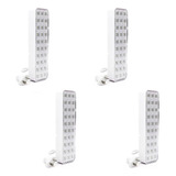 Combo X4 Lámpara Luz Emergencia Candela 30 Leds Autonom. 5hs