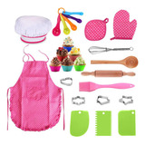 Kit De Cocina Y Repostería Para Niños I Cooking Chef Set De