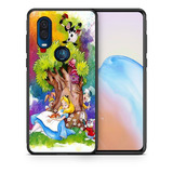 Funda Moto One Vision Alicia En País Maravillas Tpu Uso Rudo