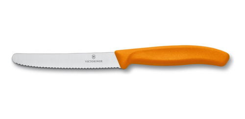 Cuchillo Cocina Victorinox Naranjo 6.7836.l115 Dentado 11cm
