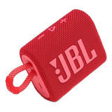 Alto-falante Jbl Go 3 Portátil Com Bluetooth Waterproof Red 