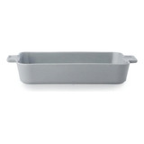 Fuente De Gres Rectangular Corningware  4.7 Litros Color Gris Oscuro