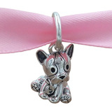 Dije Charms En Plata 925 Compatible Pand Modelo Bulldog