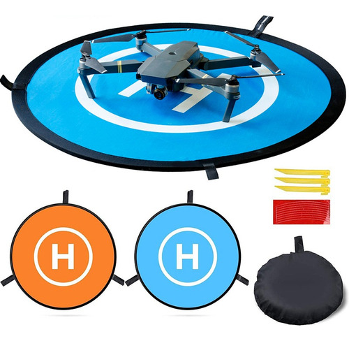 Landing Pad Helipuerto, Pista De Aterrizaje 75 Cm Para Drone