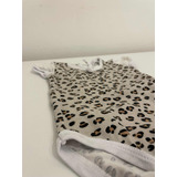 Body Bebé Nena - Animal Print- Talle 0 A 3 Meses