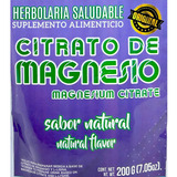 Citrato De Magnesio Natural 200 G Herbolaria Saludable