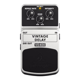 Pedal Analogico Vintage Delay P/ Guitarra, Behringer Vd400