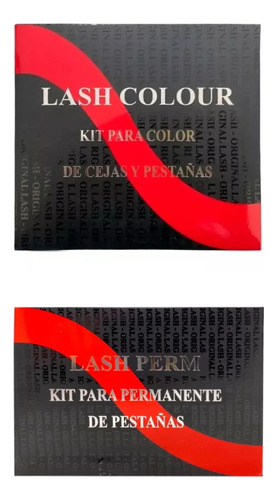 Kit Lash Permanente De Pestañas + Color Cejas Pestañas