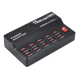 Adaptador 10 Multi Puerto Usb Carga Rápida Teléfono Laptop