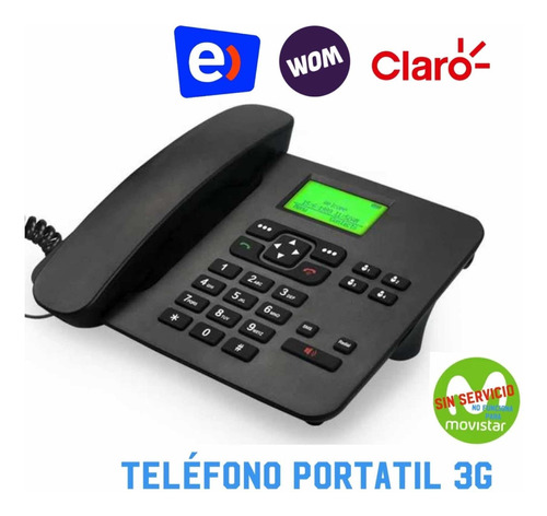 Teléfono Fijo Inalámbrico Chip/liberado/entel-wom-claro-movi