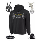 Pack Gym Rat Hoodie + Collar + Pulsera + Llavero, Gimnasio.