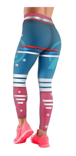 Calza Mujer Deportiva Tiro Alto, Fitness Diseño Dagua