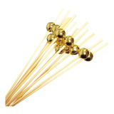 Pincho Pinches Bambu Copetin Cocktail Perlas 12cm X50 