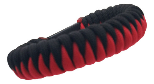 Brazalete Trenzado Negro Y Rojo, Cable De Datos Usb Tipo C 2