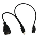 Conector Micro A Usb De Pvc Y Micro Usb De Macho A Hembra