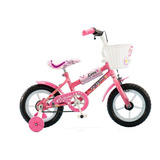 Bicicleta Rodado 12 De Niña Futura 7061 Color Rosa