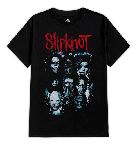 Slipknot Rock Metal Varios Diseños Polera Estampada Adulto