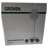 Ventilador Pedestal Groven Rd-40b Blanco 