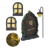 Puerta De Hadas Para Decoraciones Árboles Accesorios Jardín