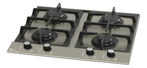 Fogão Cooktop Fischer 4q Platinium Prime Escovado