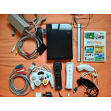 Nintendo Wii Black Compativel Gamecube Completo