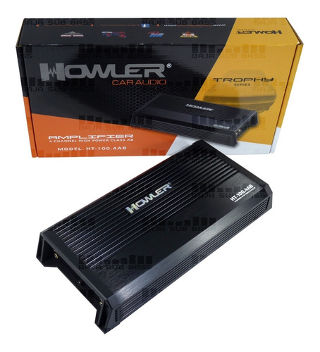 Amplificador Howler 4 Canales Ht 100.4 Fuente Poder Clase Ab