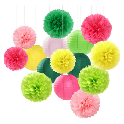Kit De Decoración Para Fiestas Hugfond, 15 Unidades, Pompone